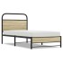 Estructura de cama sin colchón 80x200 cm madera roble