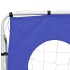 Portería de fútbol con pared de puntería acero 240x92x150