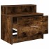 Mesillas de noche con cajón 2 uds roble ahumado 51x31x47