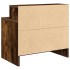Mesillas de noche con cajón 2 uds roble ahumado 51x31x47