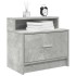 Mesillas de noche con cajón 2 uds gris hormigón 51x31x47
