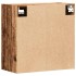 Armario pared madera ingeniería envejecida 60x31x60