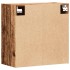Armario pared madera ingeniería envejecida 60x31x60
