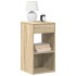Mesillas de noche con cajón 2 uds roble sonoma 35x34x66,5