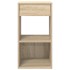Mesillas de noche con cajón 2 uds roble sonoma 35x34x66,5