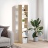 Estanterías 2uds apilables de madera de ingeniería roble