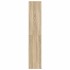 Estanterías 2uds apilables de madera de ingeniería roble