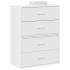 Armarios con 2 cajones 2 uds blanco 60x31x40