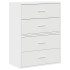 Armarios con 2 cajones 2 uds blanco 60x31x40