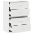Armarios con 2 cajones 2 uds blanco 60x31x40