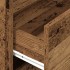 Armarios con 2 cajones 2 uds madera vieja 60x31x40