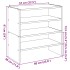 Zapateros 2 uds apilables roble artesanal 60x30x30,5