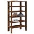 Zapatero madera contrachapada roble ahumado 61x32x105
