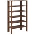 Mueble zapatero madera contrachapada marrón roble 61x32x105