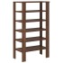 Mueble zapatero madera contrachapada marrón roble 61x32x105
