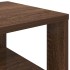 Mueble zapatero madera contrachapada marrón roble 61x32x105