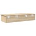 Estante de pared con cajones madera contrachapada roble