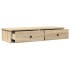 Estante de pared con cajones madera contrachapada roble