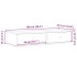 Estante de pared con cajones madera contrachapada roble