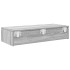 Estante de pared con cajones madera contrachapada roble