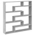 Estante cubo de pared 7 compartimentos madera gris