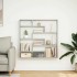 Estante cubo de pared 7 compartimentos madera gris