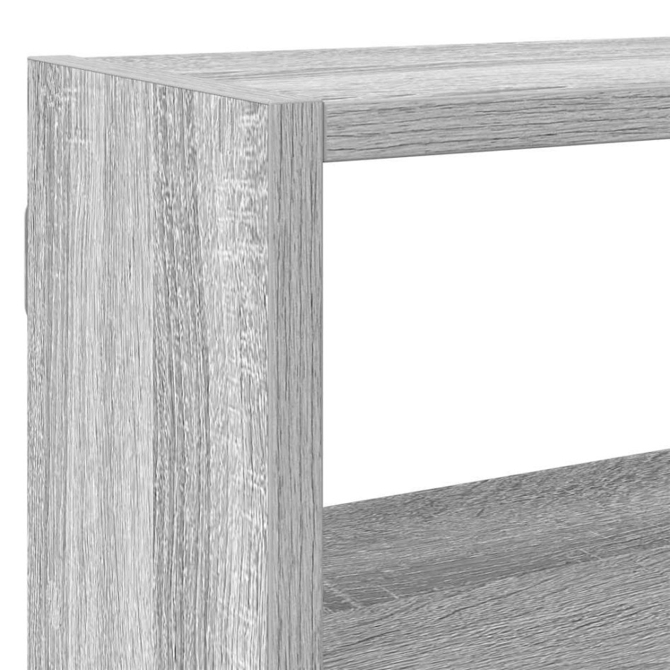 Estante cubo de pared 7 compartimentos madera gris