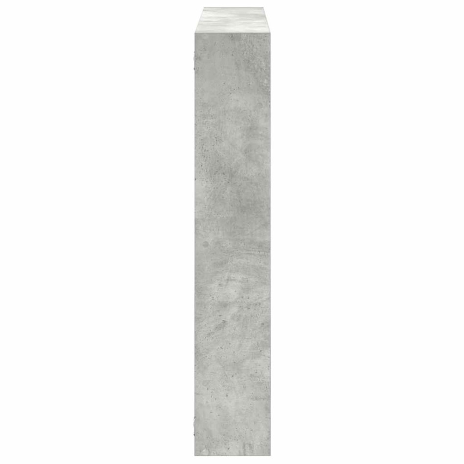 Estante cubo de pared 7 compartimentos madera gris