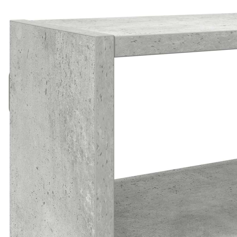 Estante cubo de pared 7 compartimentos madera gris