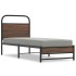 Estructura de cama sin colchón 80x200 cm madera marrón