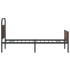 Estructura de cama sin colchón 90x190 cm madera marrón