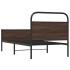 Estructura de cama sin colchón 90x190 cm madera marrón