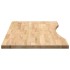 Tablero escritorio rectangular madera maciza roble sin