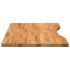 Tablero escritorio rectangular madera maciza roble marrón