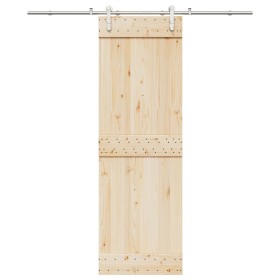 Kit de herrajes para puerta corredera 200 cm acero