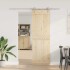 Kit de herrajes para puerta corredera 200 cm acero
