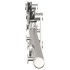 Kit de herrajes para puerta corredera 200 cm acero