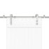 Kit de herrajes para puerta corredera 200 cm acero