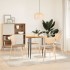Tablero de mesa ovalado madera maciza de roble 80x40x4