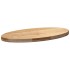 Tablero de mesa ovalado madera maciza de roble 80x40x4