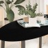 Tablero de mesa ovalado madera maciza de roble 120x60x2