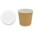 Vasos de café de papel con tapa 1000 uds 4oz