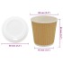 Vasos de café de papel con tapa 1000 uds 4oz
