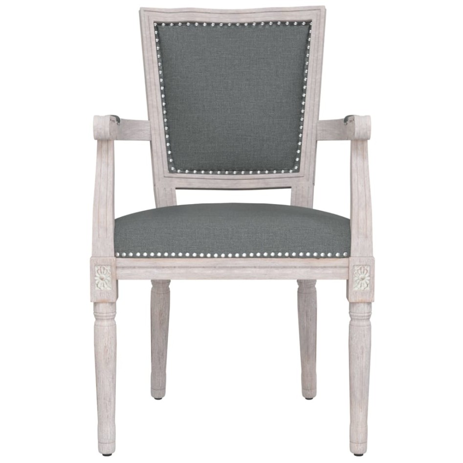 Silla de comedor tela gris