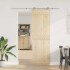 Kit de herrajes para puerta corredera 183 cm acero