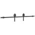 Kit de herrajes para puertas correderas acero negro 183