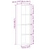 Estantería de madera ingeniería madera envejecida 36x30x143