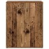 Aparador de madera contrachapada madera envejecida 60x30x75