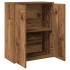 Aparador de madera contrachapada madera envejecida 60x30x75