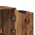 Aparadores 2 uds madera ingeniería madera envejecida